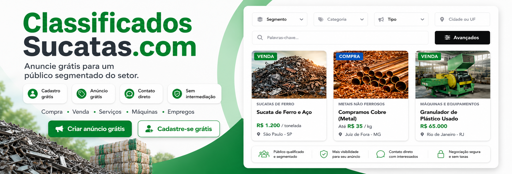 Classificados Sucatas.com
