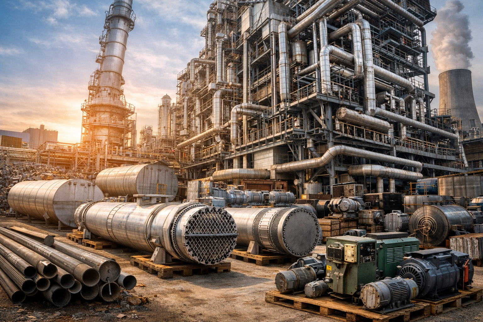 Leilão de Ativos Industriais e Estruturas Metálicas