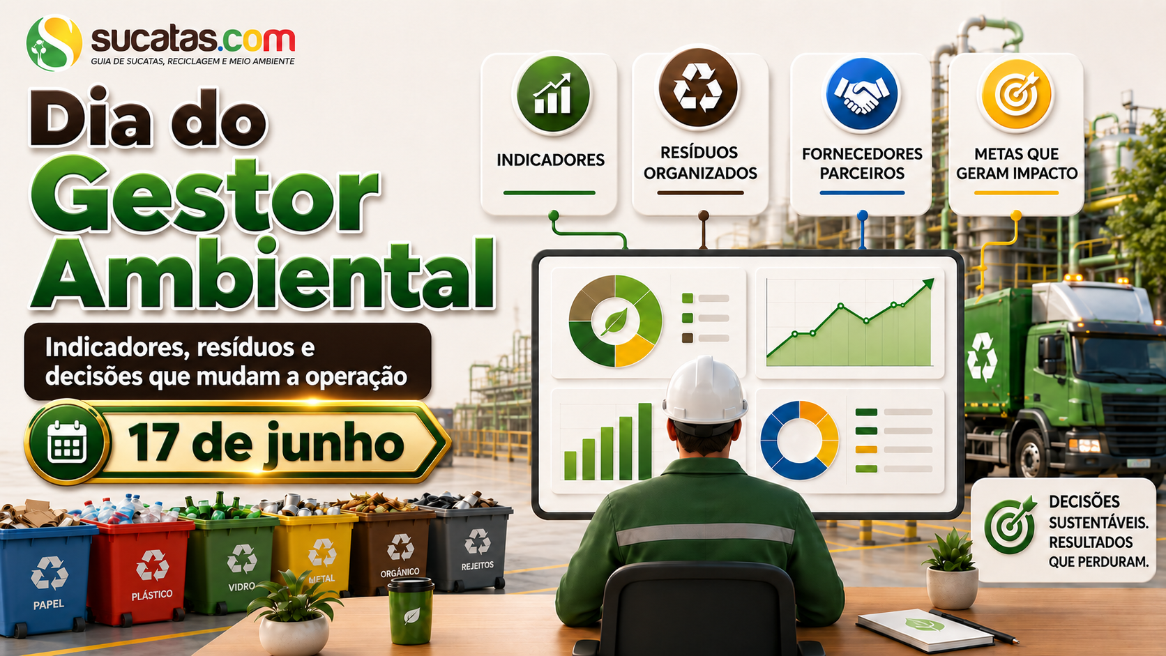17 de junho - Dia do Gestor Ambiental: da conformidade aos resultados que mudam a operação